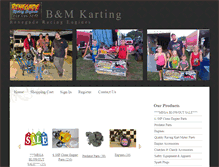Tablet Screenshot of bmkarting.com